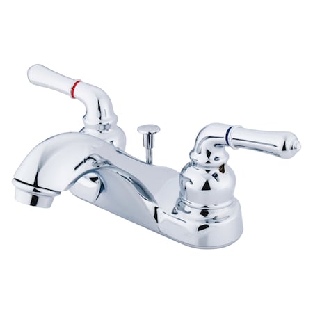 Kingston Brass 4" Centerset Bathroom Faucet, Polished Chrome KB0821